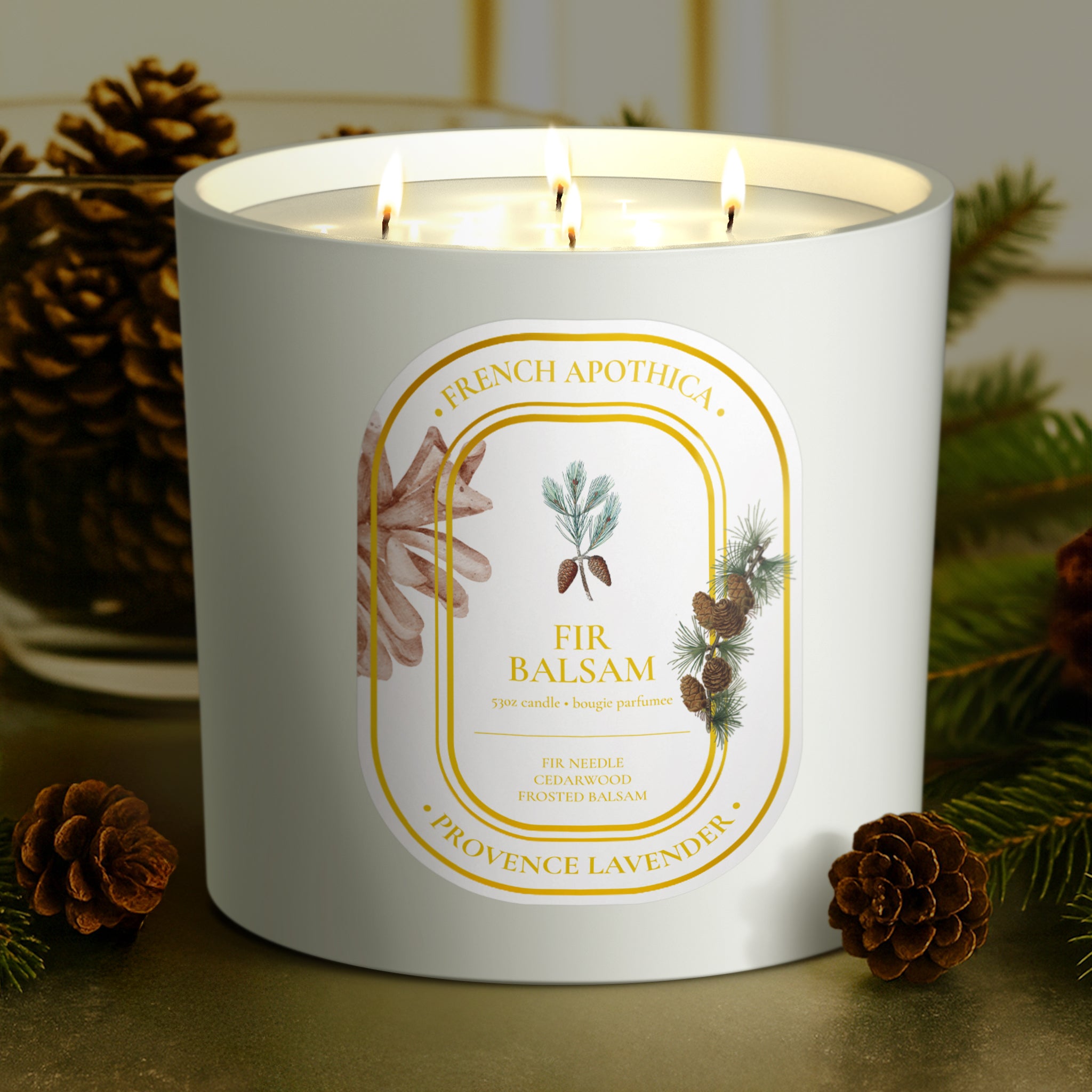 53oz French Apothica Fir Balsam Candle