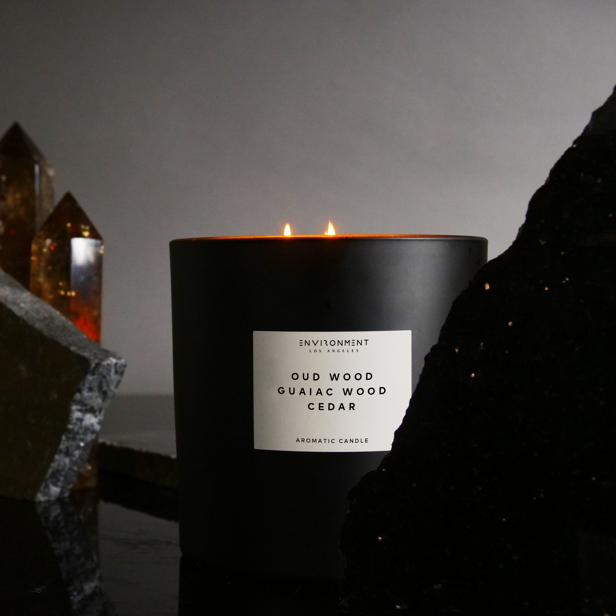 55oz Oud Wood | Guaiac Wood | Cedar Candle (Inspired by Tom Ford Oud W