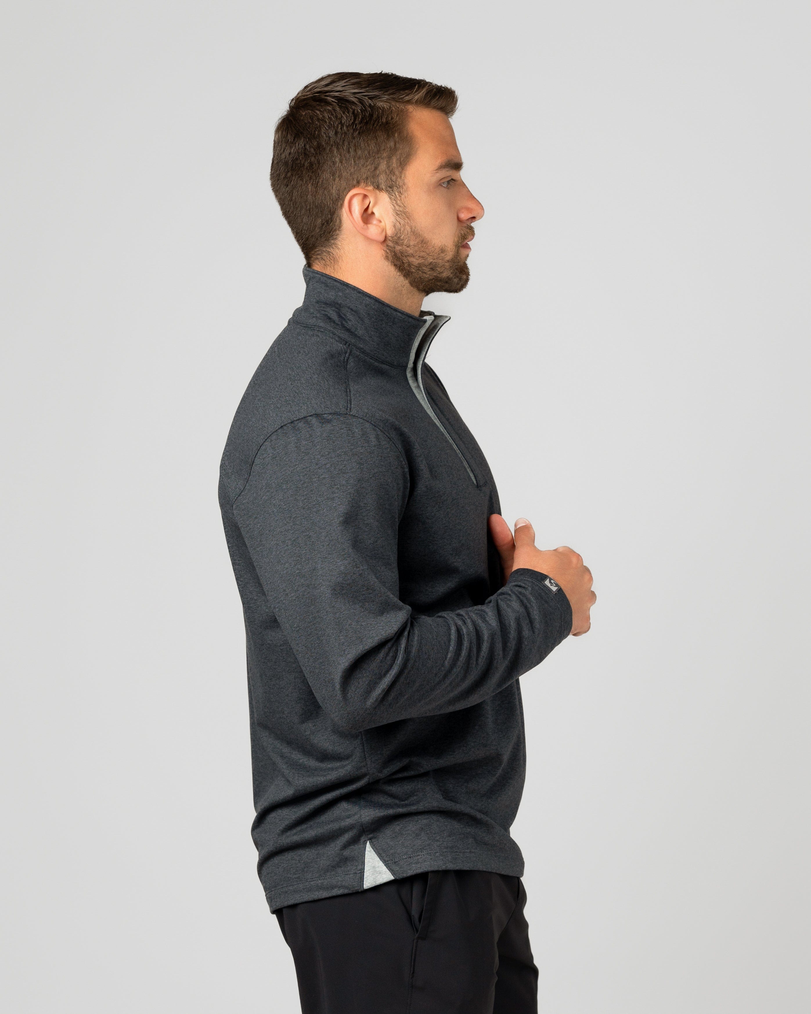 Men's Sidekick Midweight Stretch Quarter Zip Pullover – Storm Creek