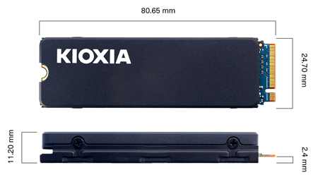 Kioxia Exceria with Heatsink Up to 4TB M.2 SSD Series for Gamers