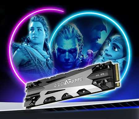 addlink 8TB AddGame A95 M.2 PCIe 4.0 SSD for PS5 Gaming Console