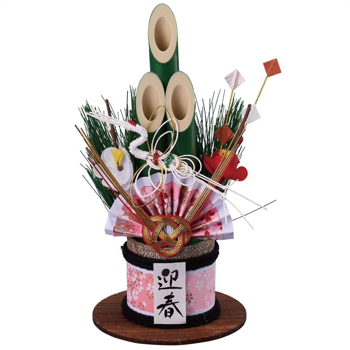 青竹卓上門松 高さ15cm