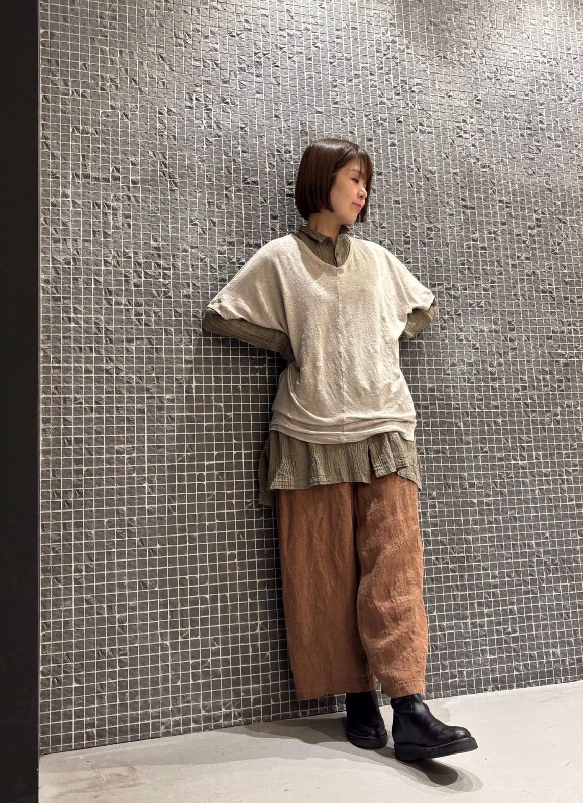 コットンリネンガーゼ ブラウス | pas de calais（パドカレ）の公式