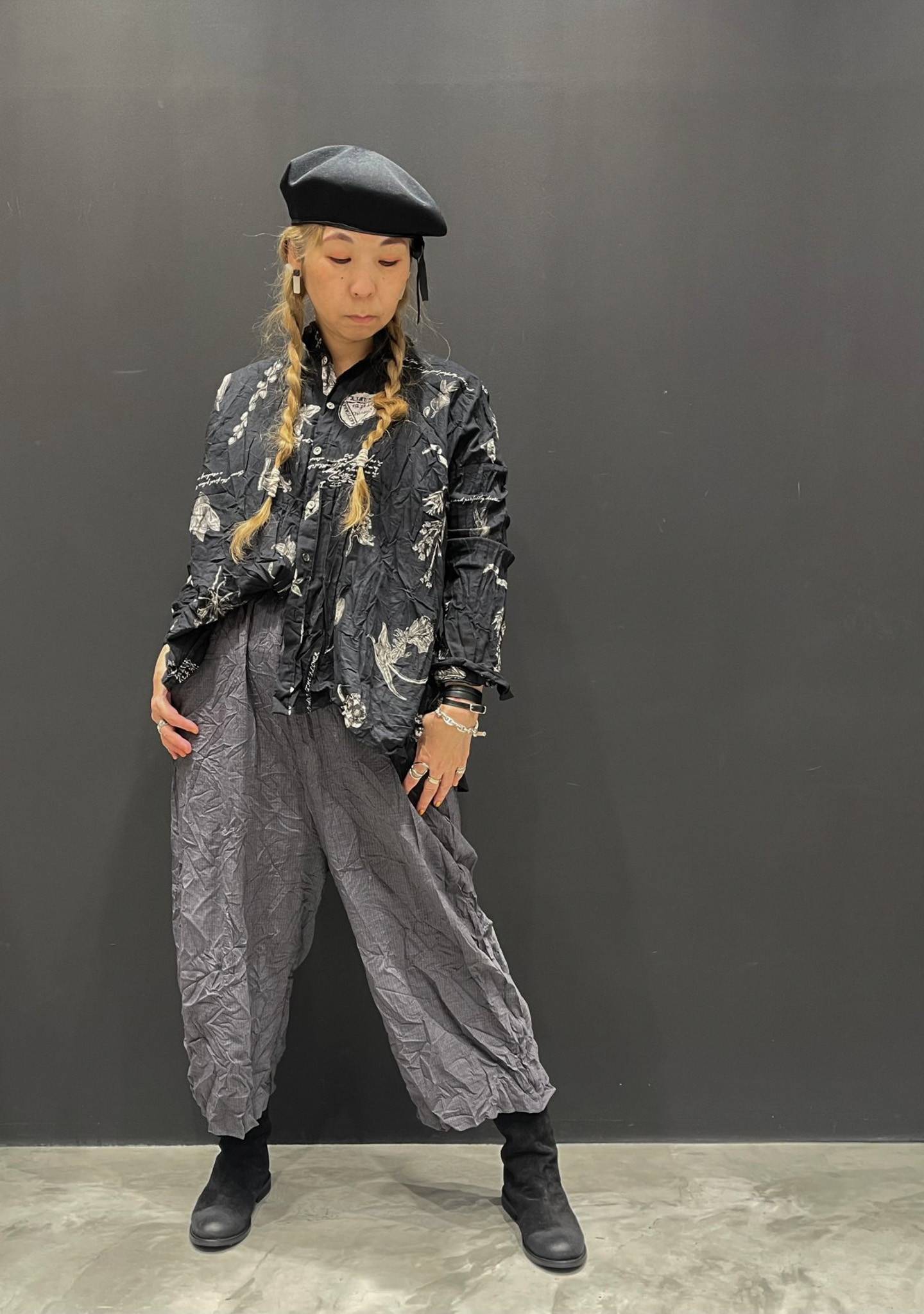 プラントグロウスプリント ブラウス| pas de calais（パドカレ）の