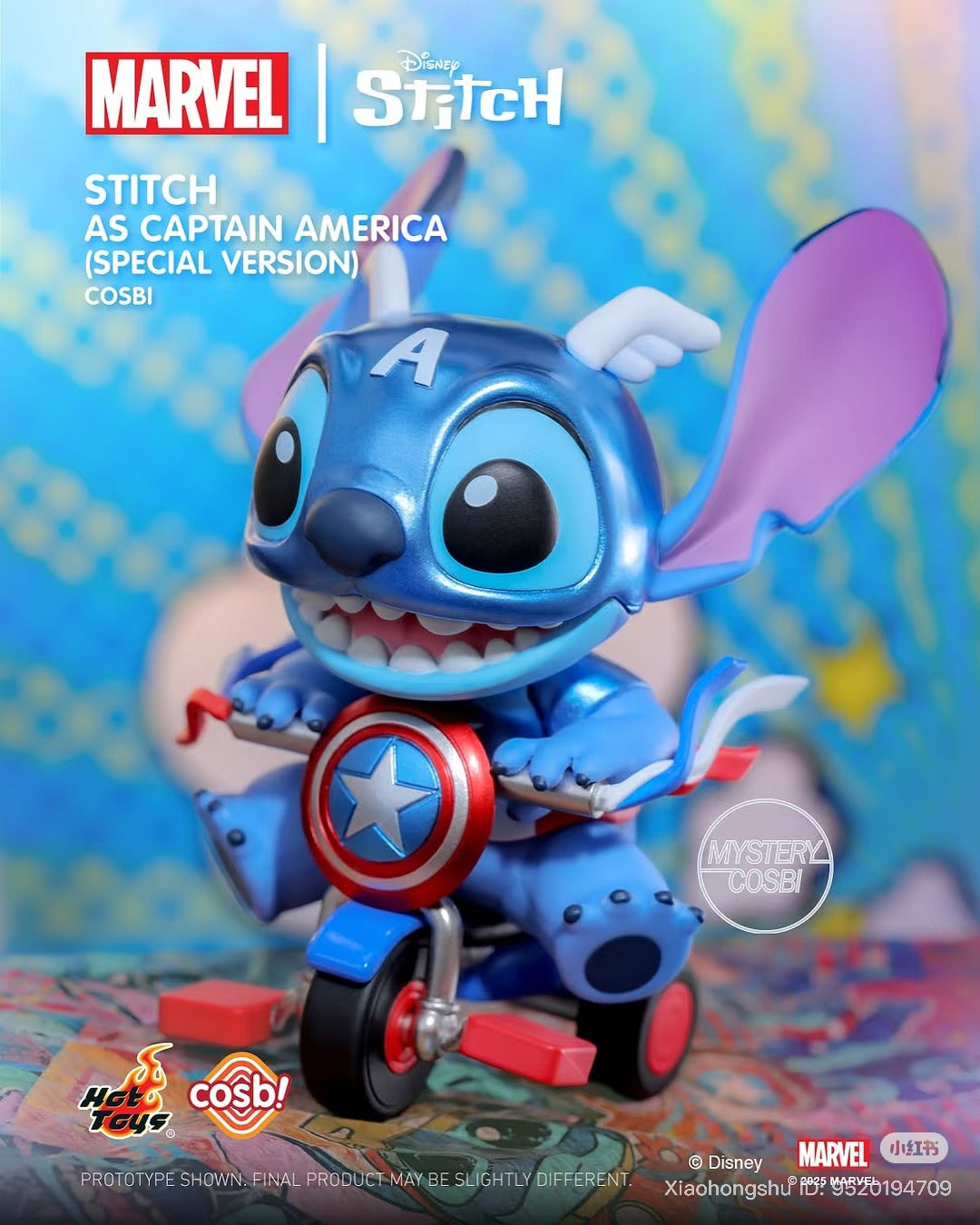 cosbi Stitch x Marvel Blind Box Series