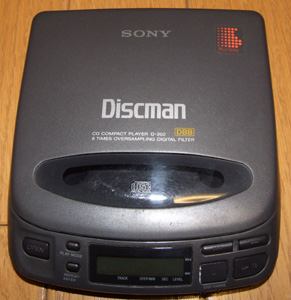 スタフ屋 ポータブルCDプレーヤー(SONY Discman D-202)
