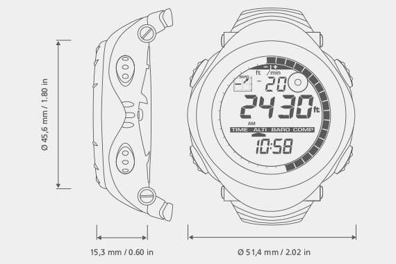 Suunto Vector HR White - Heart rate monitoring outdoor watch