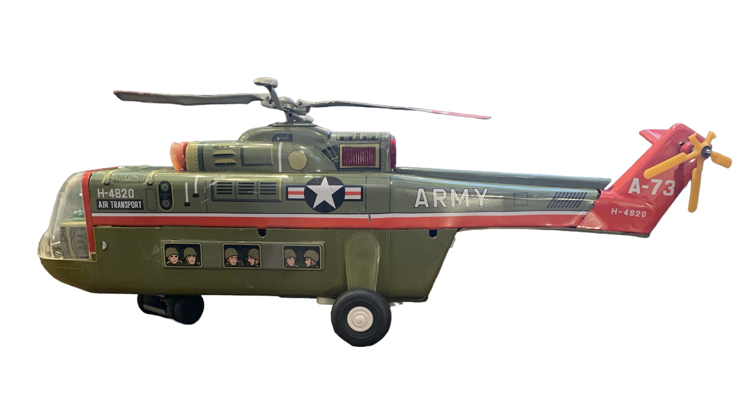 モダントイズ US ARMY 米軍ヘリコプターブリキ 日本製 H-4820航空輸送