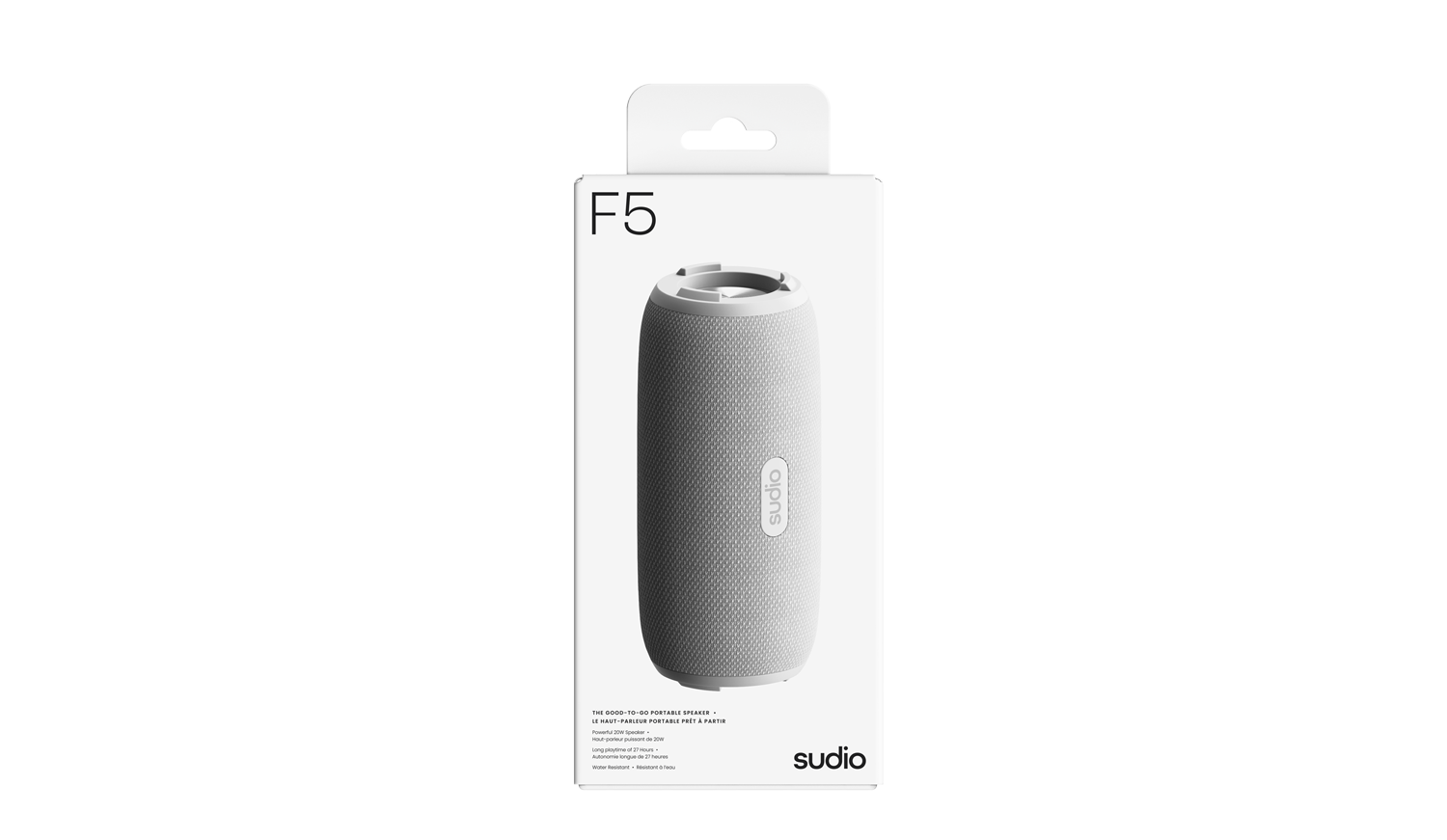 Sudio F5 Pro White｜The Crowd Pleasing Portable Speaker