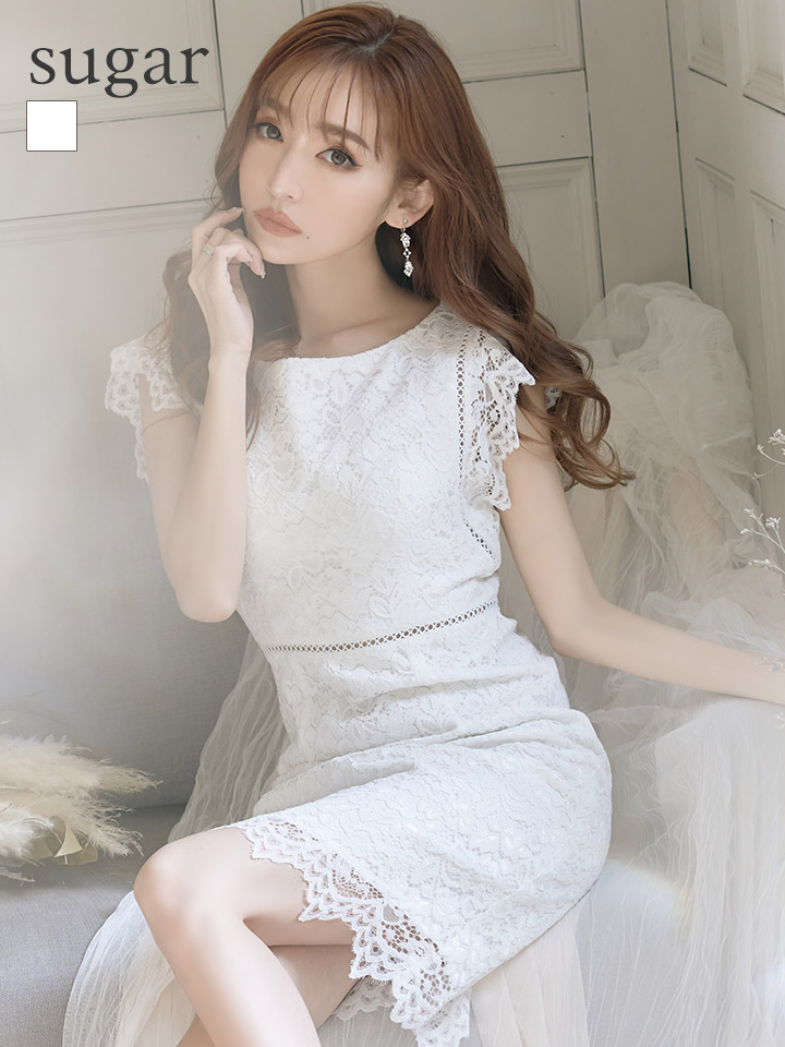 GINZA COUTURE/銀座クチュール】総レース/ ノースリーブ/ ミディアム丈