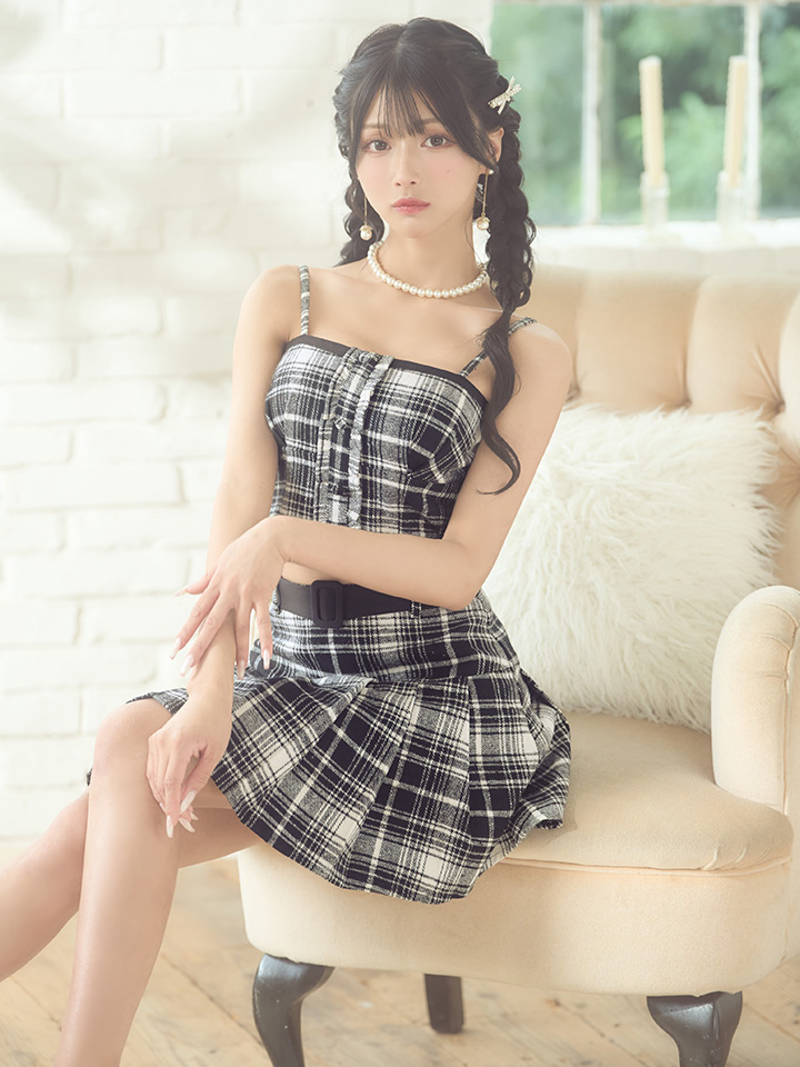 XSサイズあり【ROBE de FLEURS/ローブドフルール】ラメツイード