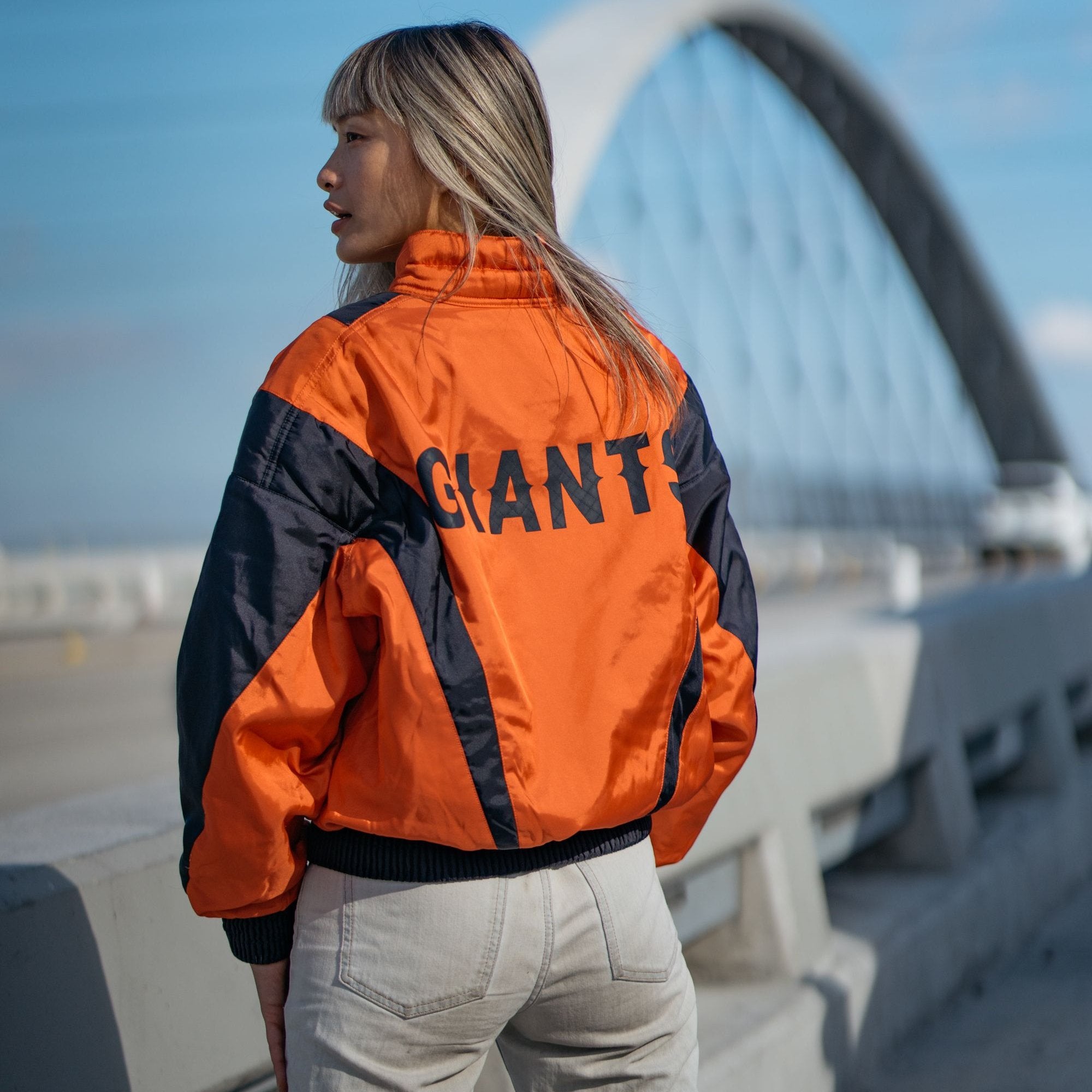 Retro Asics NPB Tokyo Yomiuri Giants Baseball Junko Koshino Jacket