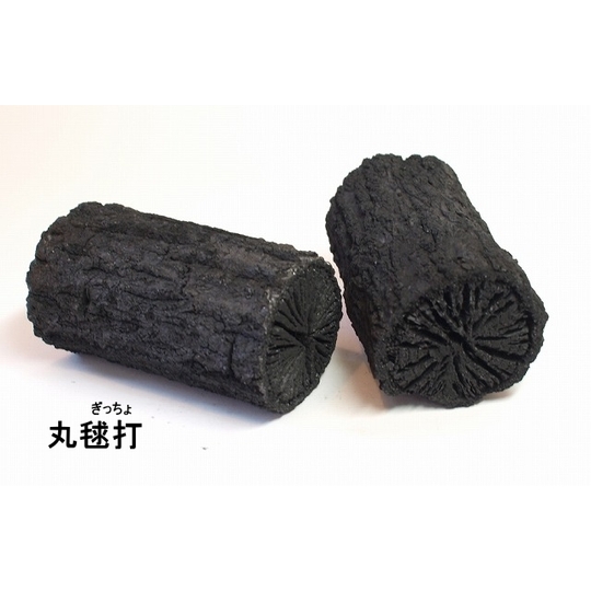 茶道具】 茶道炭 炉用 丸毬打（ぎっちょ） 単品1本 すいぎょく園