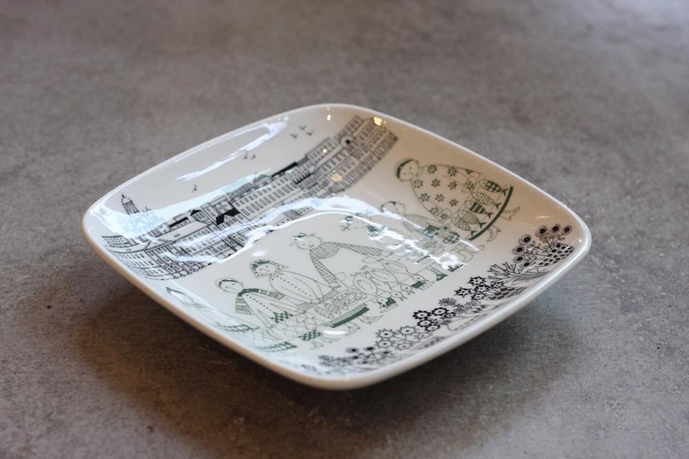 ARABIA/アラビア/ライヤ・ウオシッキネン/ヘルシンキマーケット絵皿