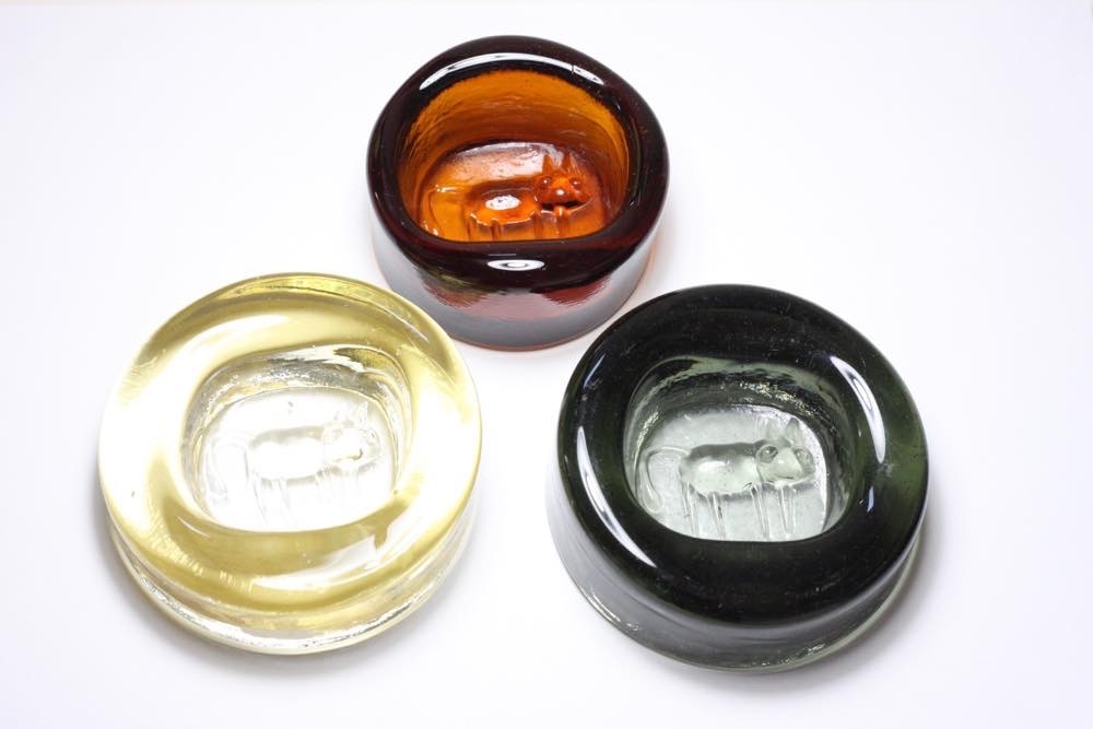 Erik Hoglund/エリックホグラン/ガラス/ネコ/アッシュトレイ