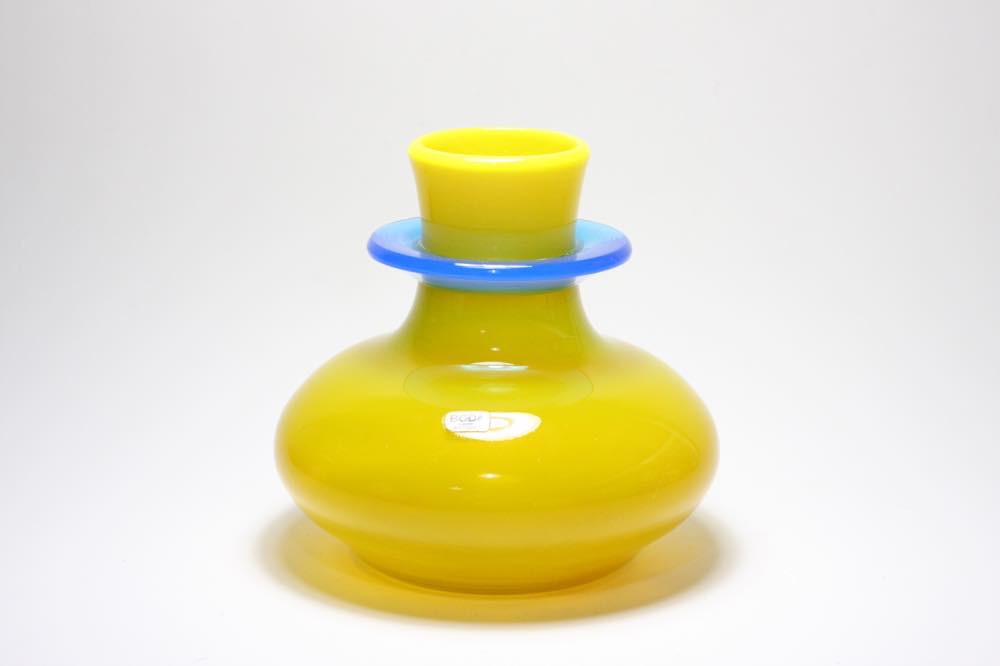 Erik Hoglund/エリックホグラン/ ボトル/フラワーベース/半透明イエロー