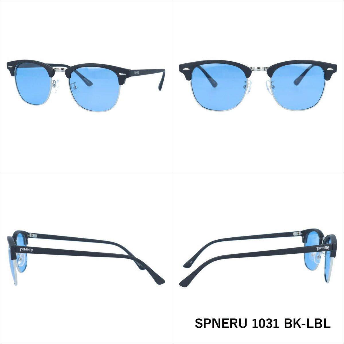 スラッシャー 偏光 サングラス カラーレンズ メンズ レディース UV