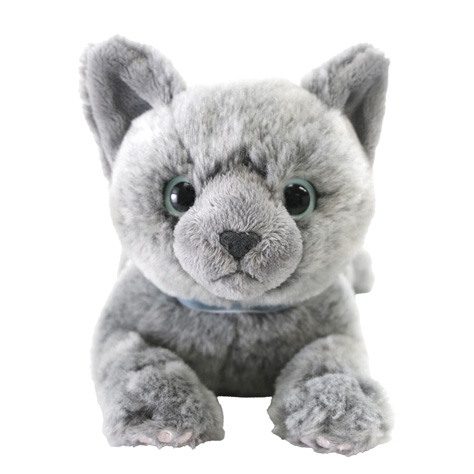 ひざねこ ぬいぐるみ(S) ロシアンブルー - サンレモン