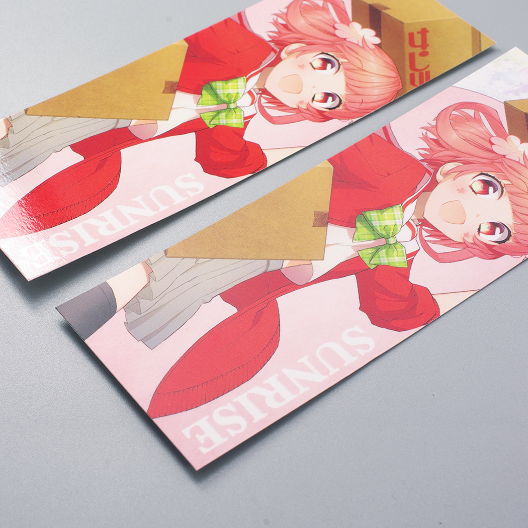 高品質オフセット印刷でオリジナルしおりが作れます | 同人誌の印刷