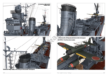 The Japanese Cruiser Yahagi Kagero -K3D-16036