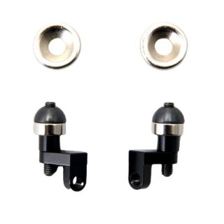 インセットリアアルミナックルセット ブラック [R31S323BK] - スーパー