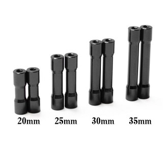 ラウンドシェイプアルミポスト20mm(black/2pcs) [0698-FD] - スーパー