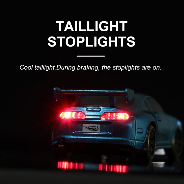 TURBO RACING 1/76スケール C63ライトブルー 2WDドリフトカー [C63