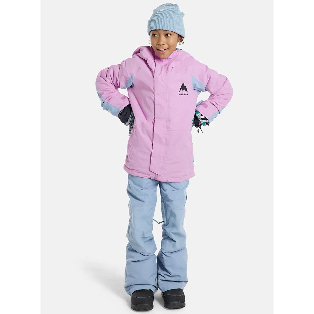 美品 BURTON バートン ジュニア 女の子 セットアップ スノーウェア 美