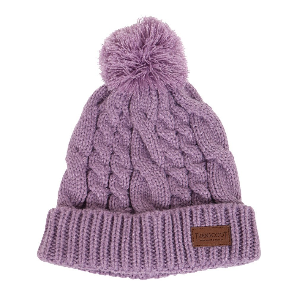 トランスクート（TRANSCOOT）（レディース）帽子 ニット帽 ポンポン