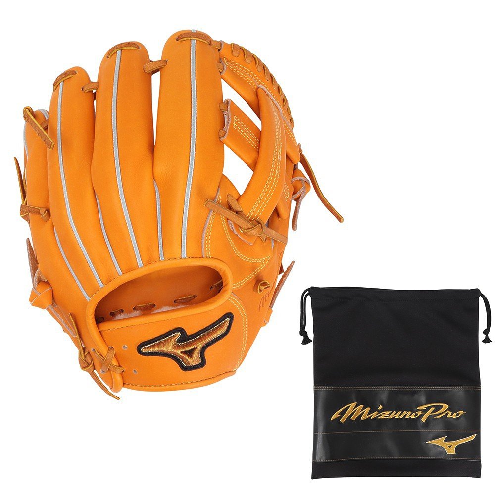 ミズノ 内野手用軟式グラブ オレンジ - 【公式】 スーパースポーツゼビオ