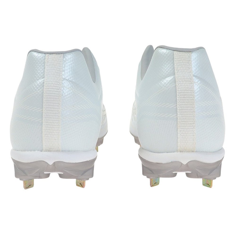 ミズノ（MIZUNO）（メンズ、レディース）野球 スパイク 白 金具