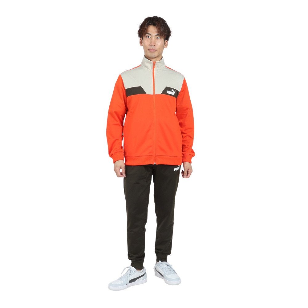 プーマ（PUMA）（メンズ）パワー ポリ スーツ 上下セット 684188 18 RED