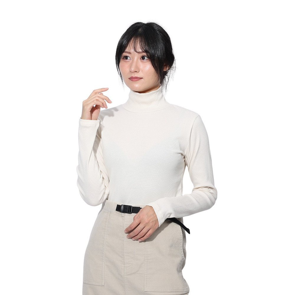 エルケクス（ELKEX）（レディース）長袖 タートルネックTシャツ