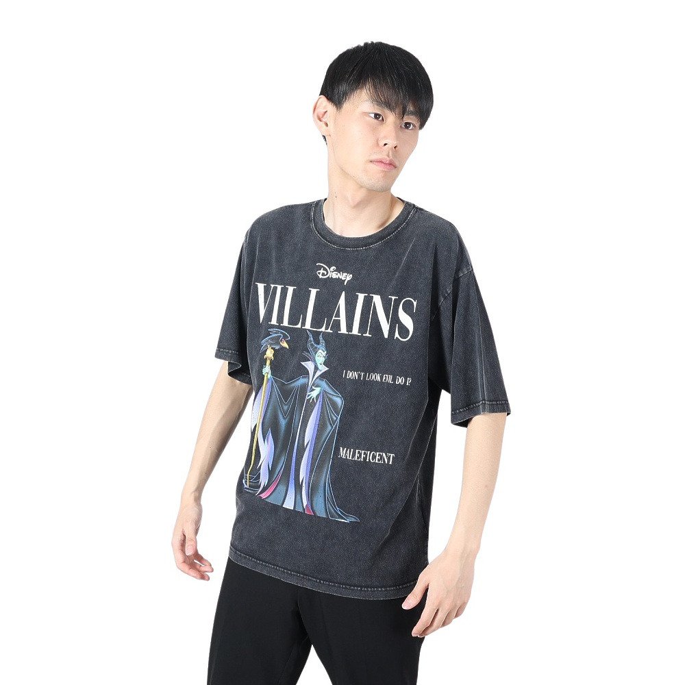 DISNEY（DISNEY）（メンズ）ヴィランマガジン 半袖Tシャツ 4515047-81 B