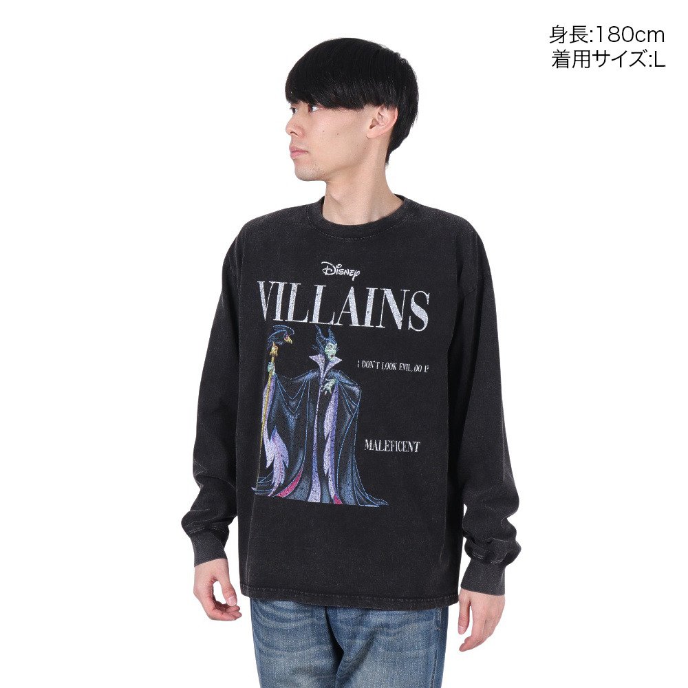 DISNEY（DISNEY）（メンズ、レディース）ヴィランズ マガジンロンT