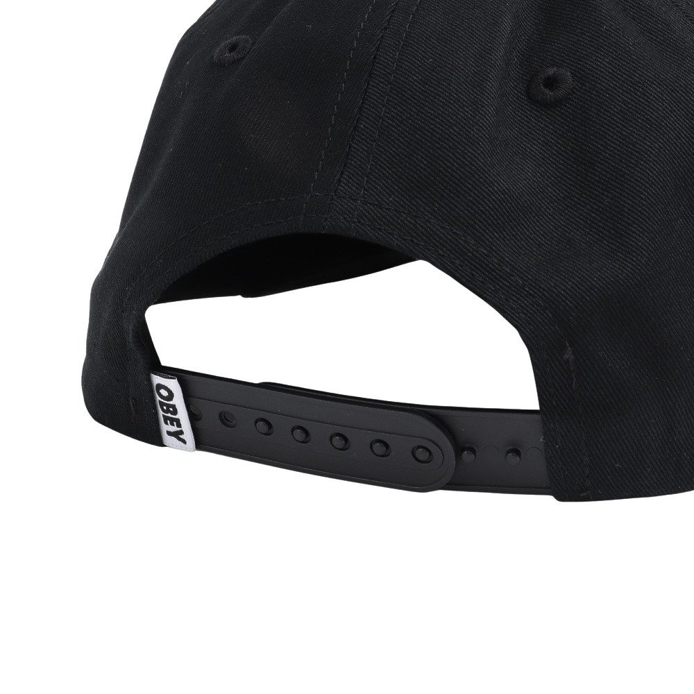 オベイ（OBEY）（メンズ）VISUAL デザイン 5 PANE キャップ 100580401BLK