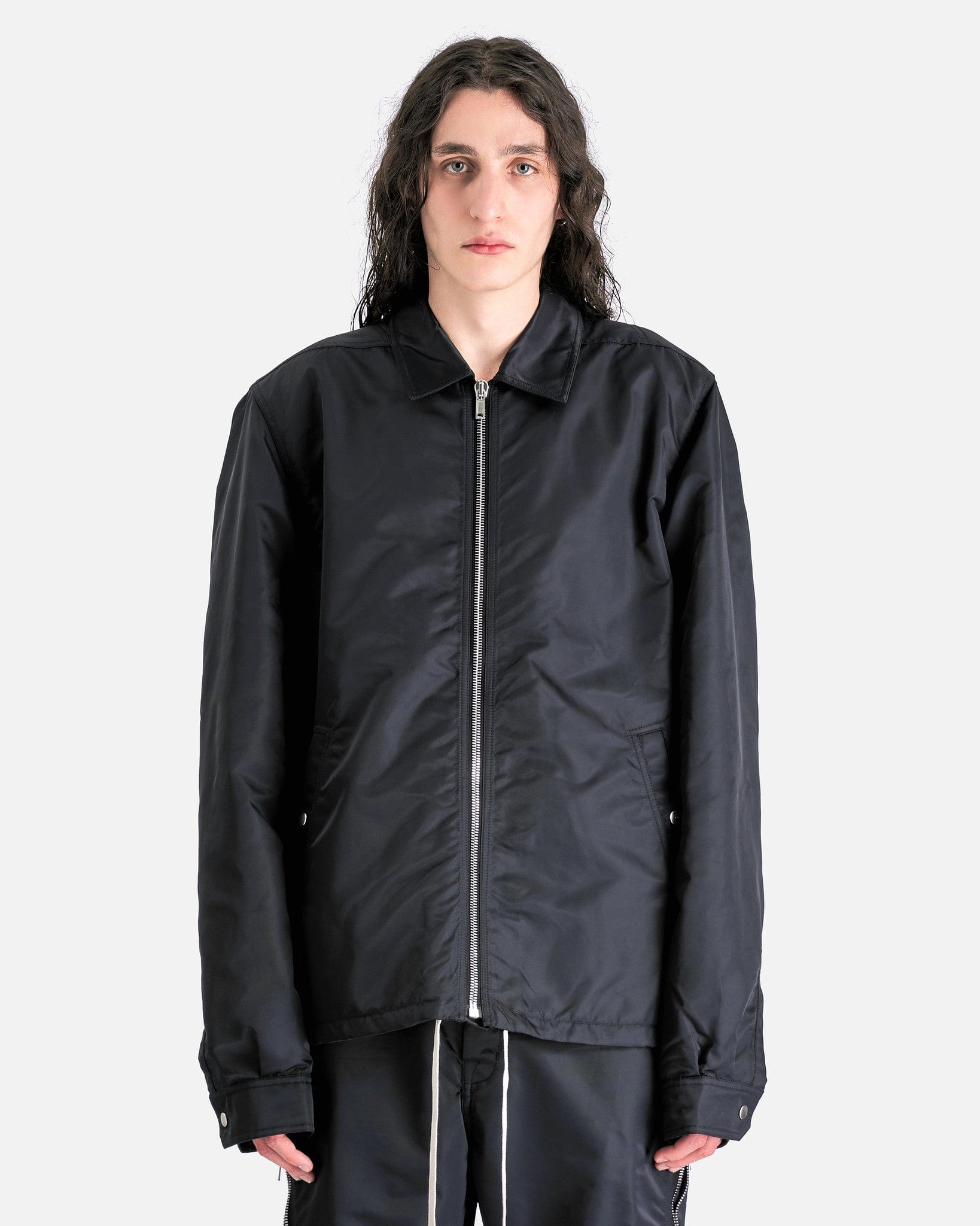 Zipfront Jacket in Black – SVRN