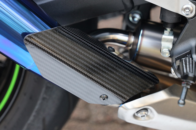 Z H2 / POWERBOXメガホン専用 カーボンヒートガード ※オオタケ