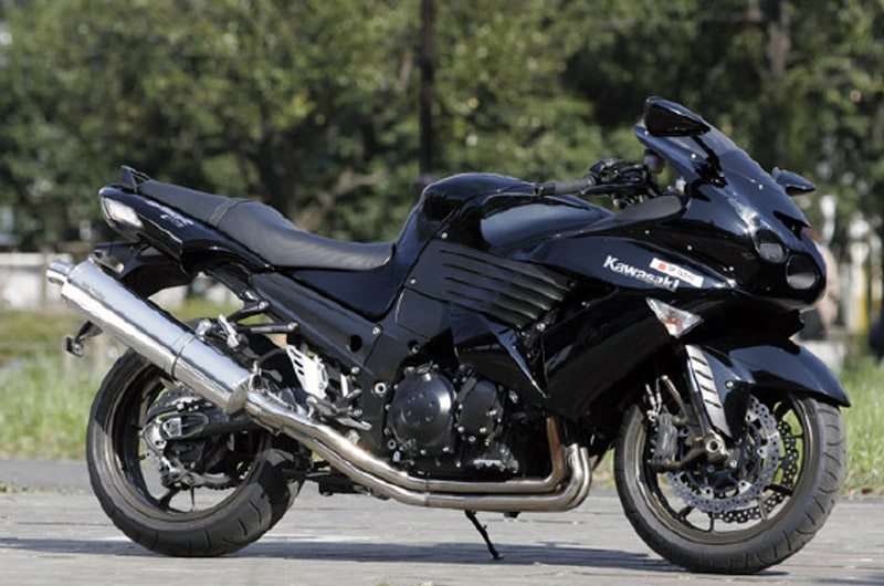 Kawasaki ZZR1400 PURESPORT OneTail Ti 90dB | SP忠男オリジナルマフラー