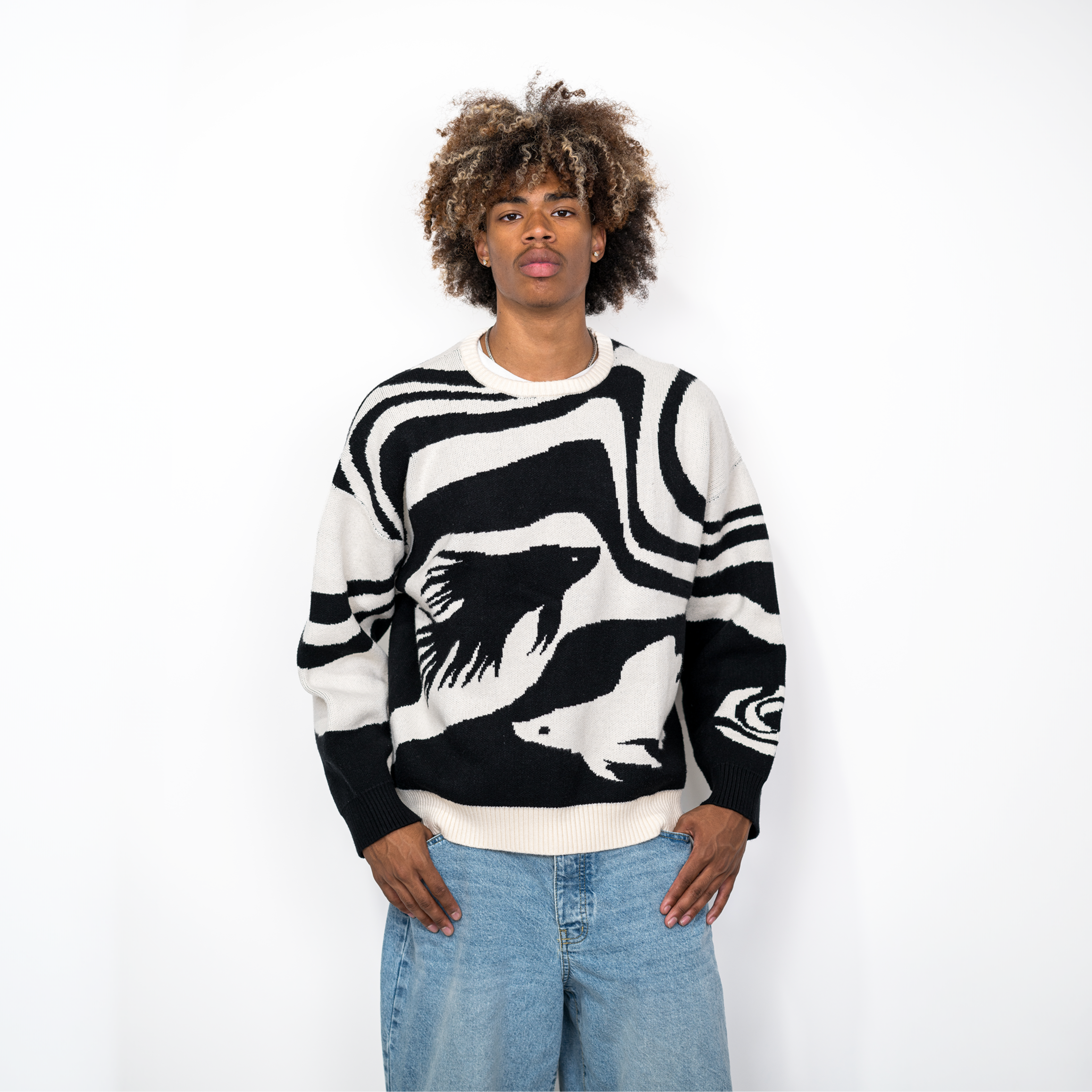 Cursed Path Knit Sweater - SparkTrendz