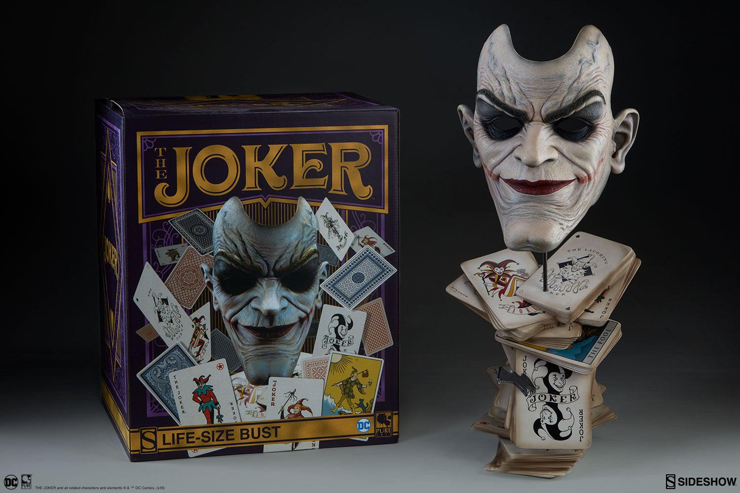 The Joker: Face Of Insanity Life-Size Bust - Spec Fiction Shop