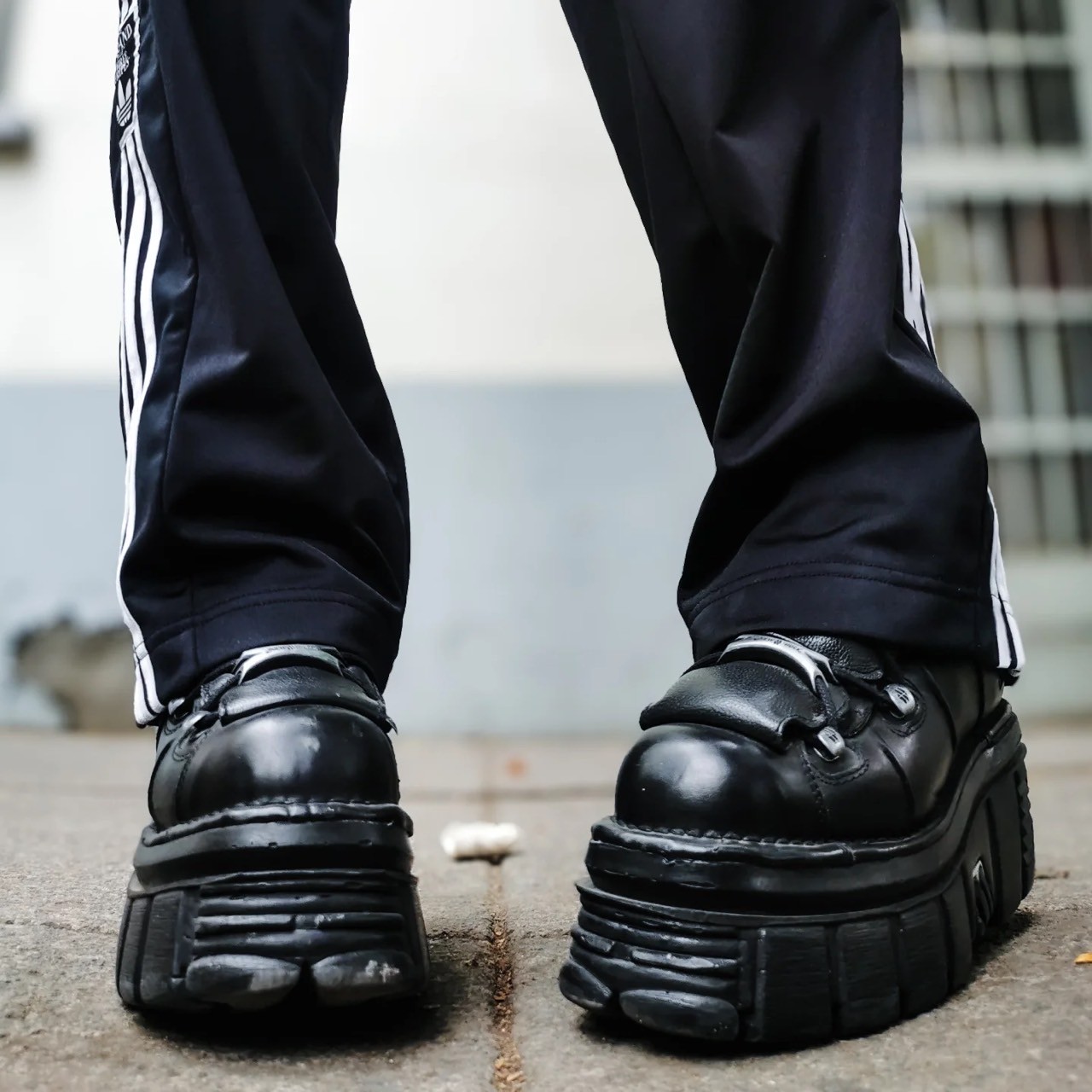 取り寄せ] M-106-S29 / プレート / 厚底スニーカー / 本革【NEW ROCK