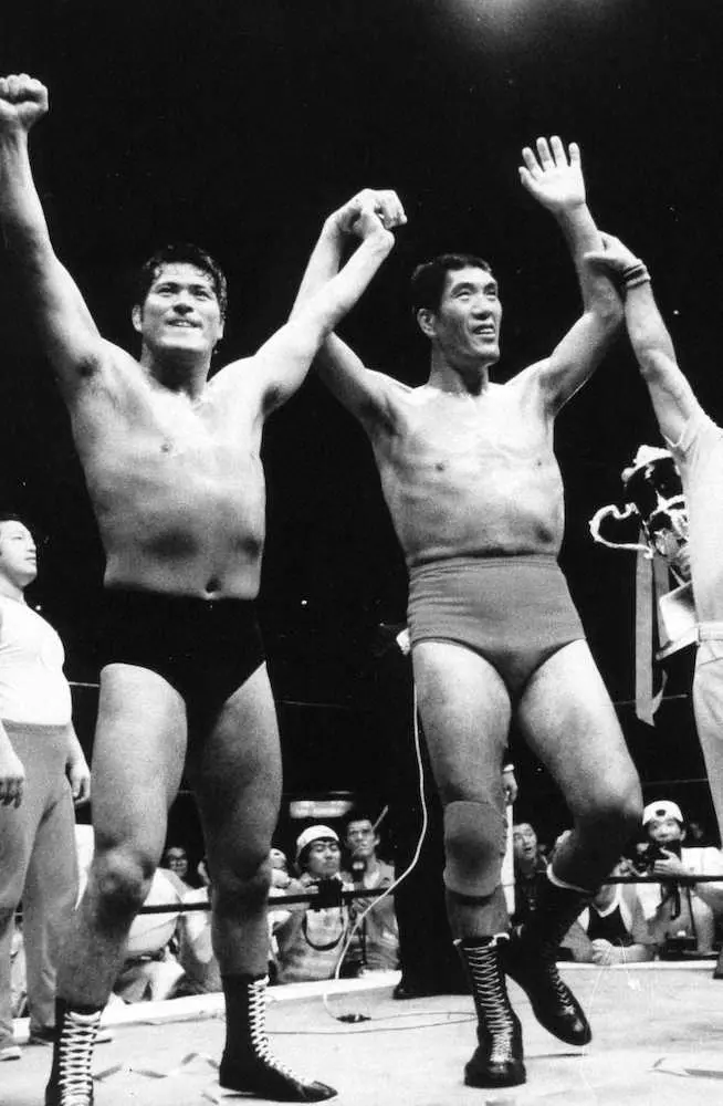 1979年8月、プロレスのオールスター戦でタッグを組んだジャイアント