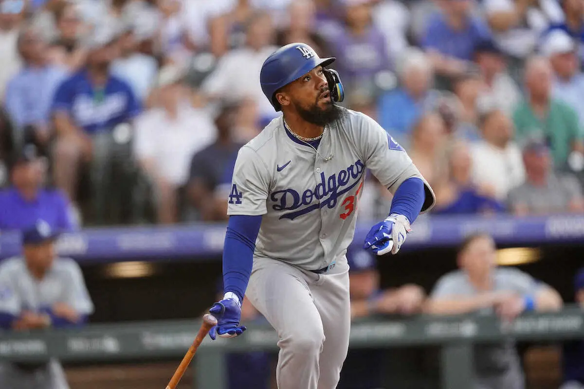 ドジャースのテオスカー・ヘルナンデス（AP） - スポニチ Sponichi