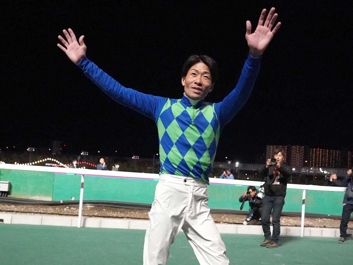 地方競馬】森泰斗騎手の引退セレモニー 16日に船橋競馬場で実施