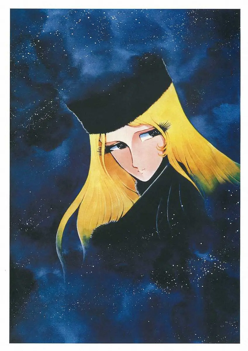 松本零士さん原作「銀河鉄道999」のポスター（C）松本零士/零時社