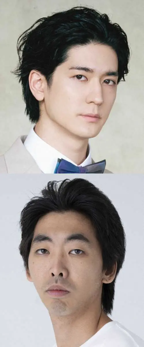 舞台「ひげよ、さらば」で主演するHey！Say！JUMPの中島裕翔（上）と