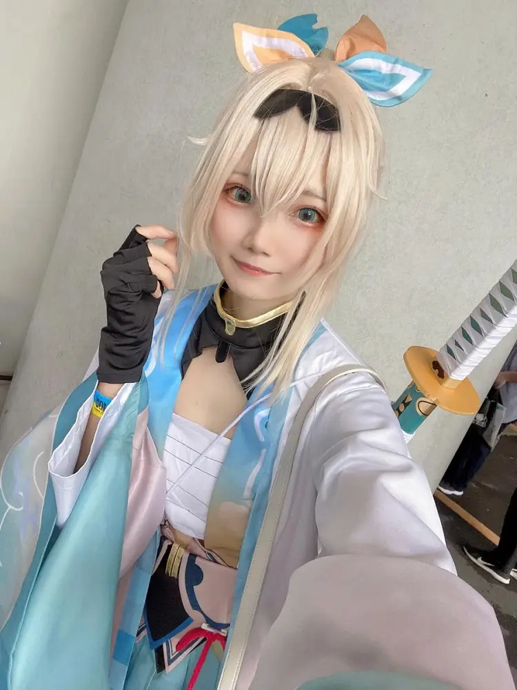 マリルリ『ホロライブ』風真いろはのコスプレ写真を公開 - スポニチ