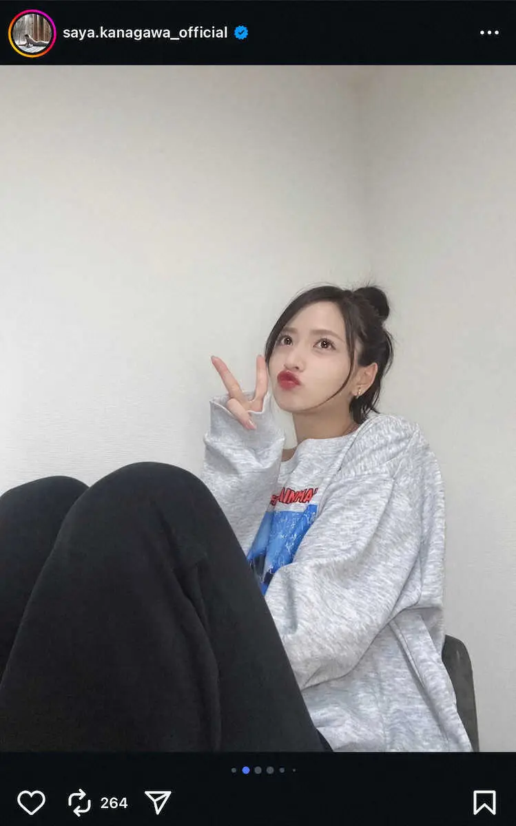 彼女感満載！ラフショットの金川にファン大興奮！乃木坂46・金川紗耶の