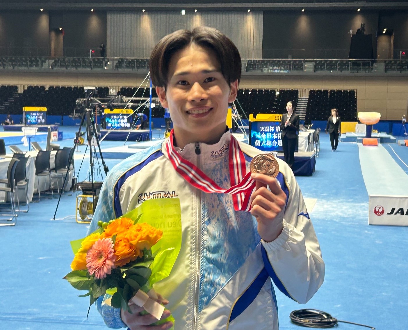 第78回 全日本体操個人総合選手権で萱和磨が3位で銅メダルを獲得